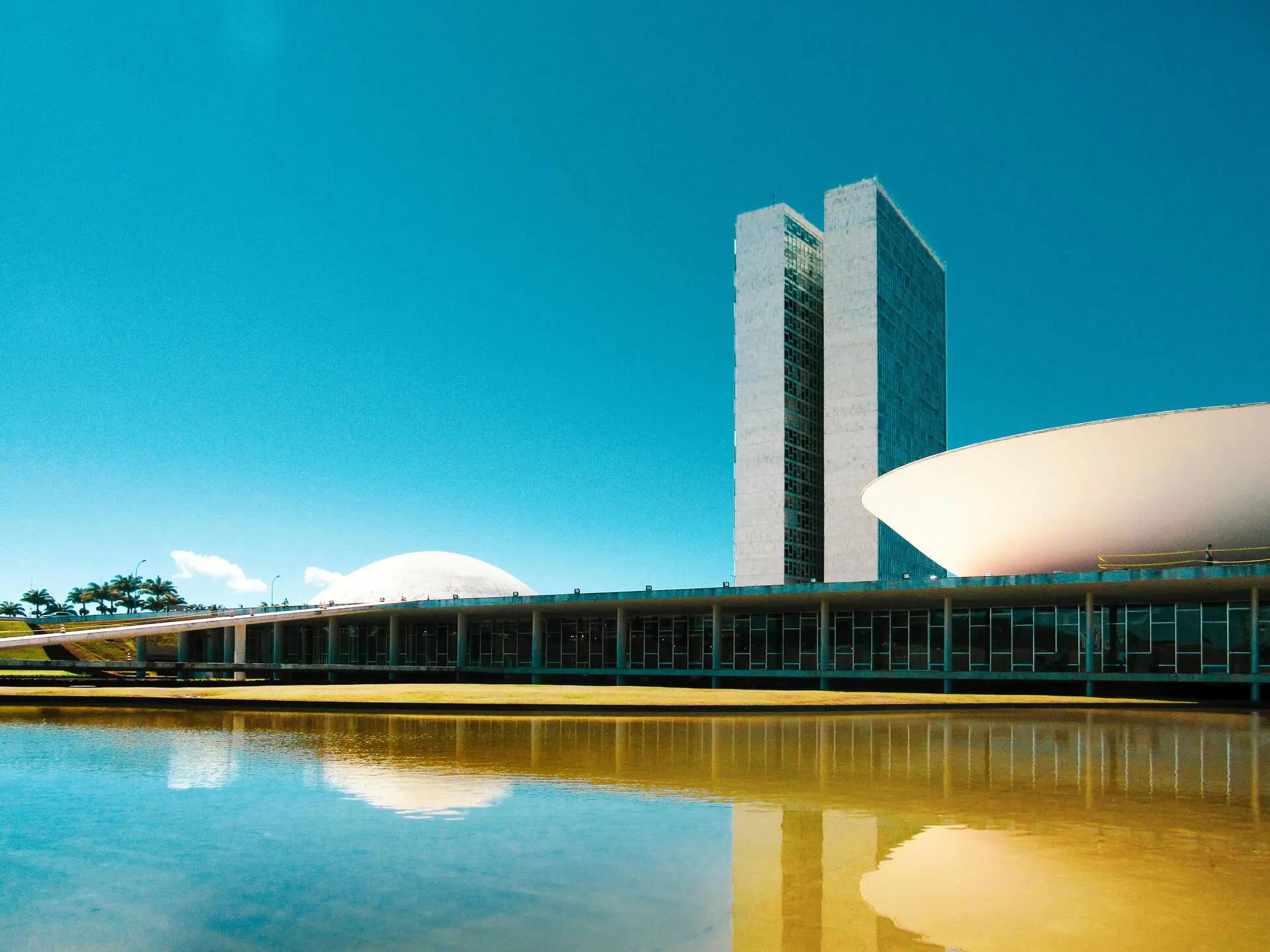Moderne öffentliche Architektur in Brasília